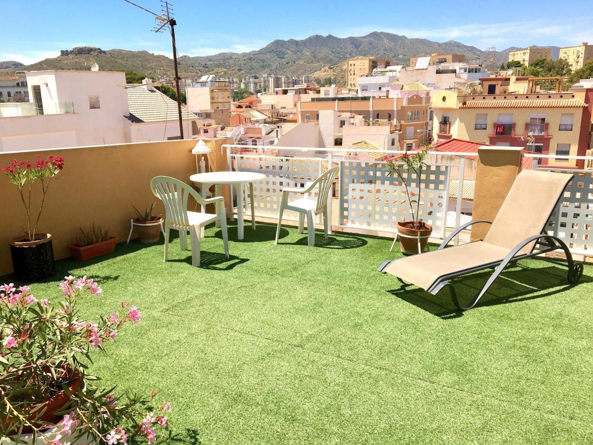 Room With Single Bed In Typical Townhouse With Rooftop Terrace Málaga Kültér fotó